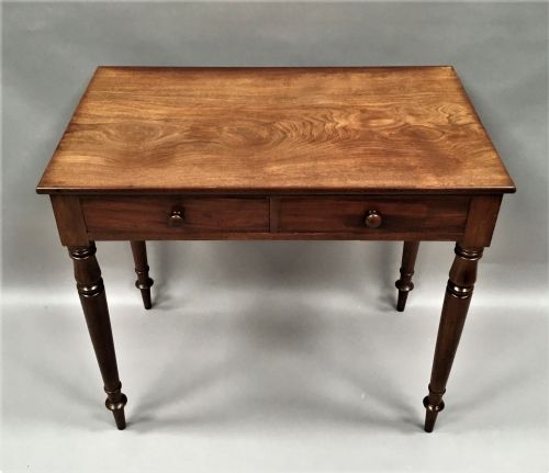Regency Mahogany Side Table by Toplis St Paul's Churchyard London