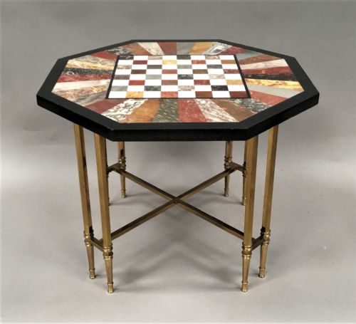 C19th Ashford Specimen Marble Low Table