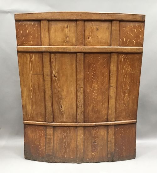 GEORGIAN PAINTED BARREL BACK SETTLE - ADDITIONAL PHOTO 7