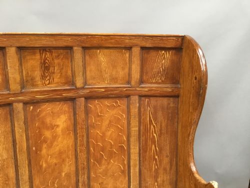 GEORGIAN PAINTED BARREL BACK SETTLE - ADDITIONAL PHOTO 11