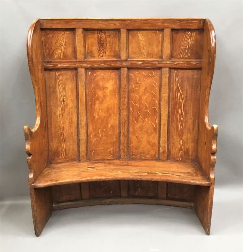 GEORGIAN PAINTED BARREL BACK SETTLE - ADDITIONAL PHOTO 16