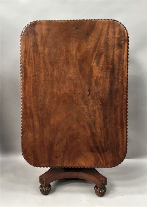 REGENCY MAHOGANY CENTRE TABLE BREAKFAST TABLE IN THE NEO CLASSICAL MANNER - ADDITIONAL PHOTO 4