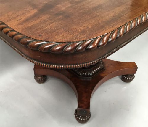 REGENCY MAHOGANY CENTRE TABLE BREAKFAST TABLE IN THE NEO CLASSICAL MANNER - ADDITIONAL PHOTO 5