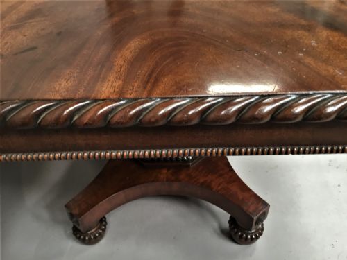 REGENCY MAHOGANY CENTRE TABLE BREAKFAST TABLE IN THE NEO CLASSICAL MANNER - ADDITIONAL PHOTO 6