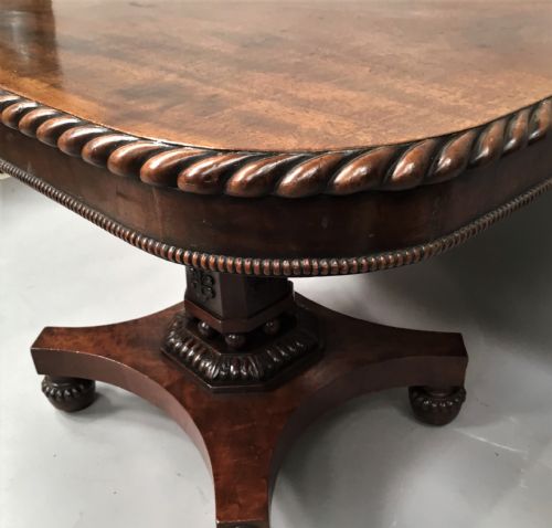 REGENCY MAHOGANY CENTRE TABLE BREAKFAST TABLE IN THE NEO CLASSICAL MANNER - ADDITIONAL PHOTO 14