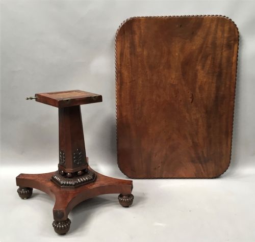 REGENCY MAHOGANY CENTRE TABLE BREAKFAST TABLE IN THE NEO CLASSICAL MANNER - ADDITIONAL PHOTO 17