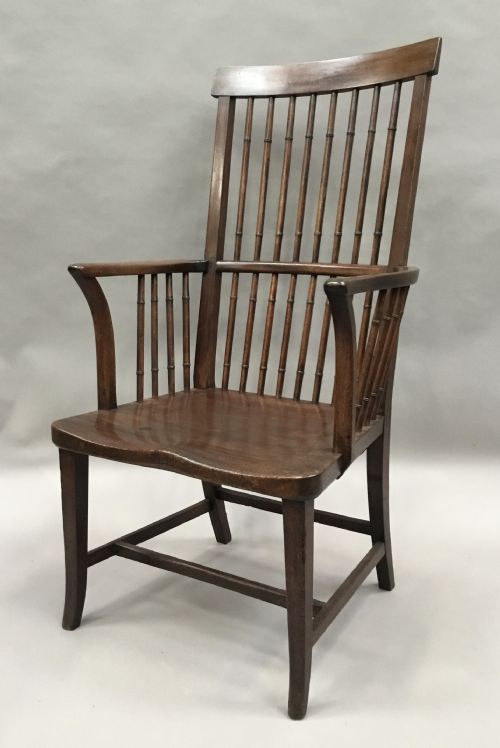 George III Mahogany Windsor Armchair