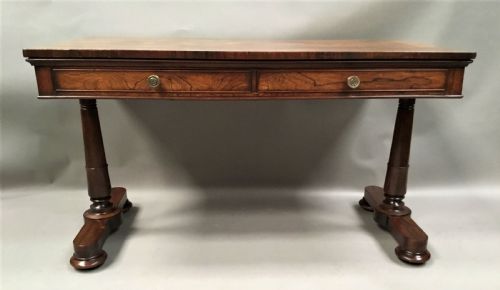 Regency Rosewood End Support Library / Centre Table
