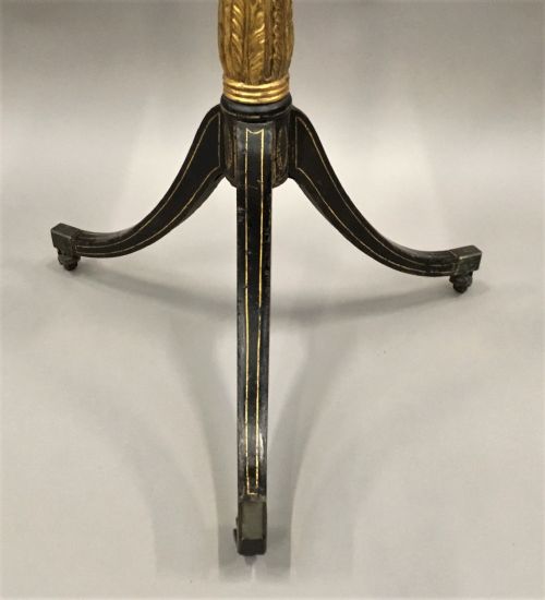 REGENCY LACQUERED 'BRIGHTON PAVILION' TORCHERE STAND - ADDITIONAL PHOTO 7