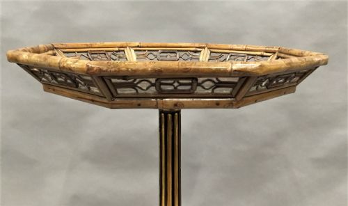 REGENCY LACQUERED 'BRIGHTON PAVILION' TORCHERE STAND - ADDITIONAL PHOTO 9