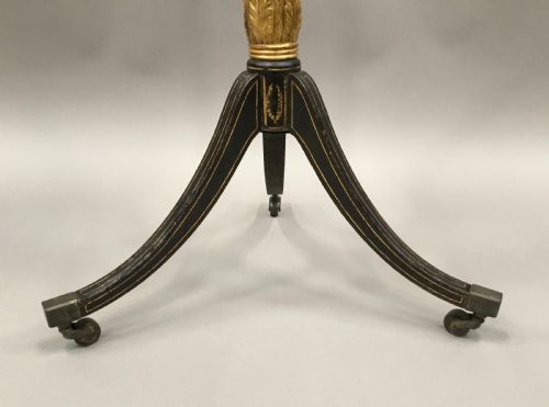 REGENCY LACQUERED 'BRIGHTON PAVILION' TORCHERE STAND - ADDITIONAL PHOTO 10