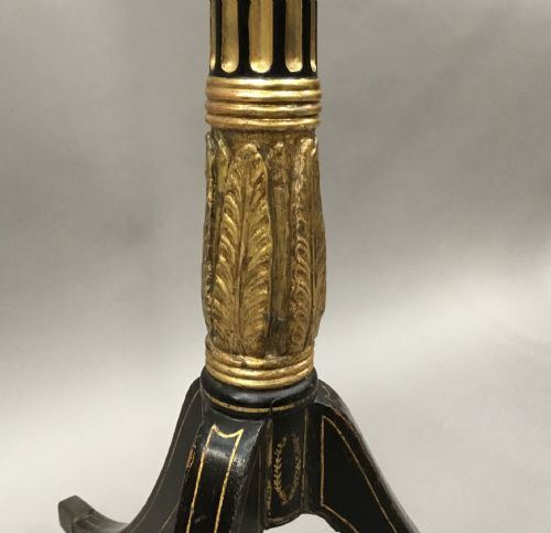 REGENCY LACQUERED 'BRIGHTON PAVILION' TORCHERE STAND - ADDITIONAL PHOTO 11