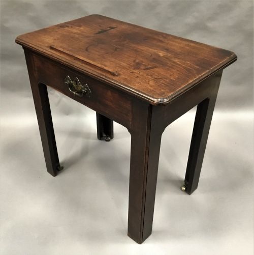 fig 1. George II mahogany architects table; in original condition with an excellent colour and of compact proportions