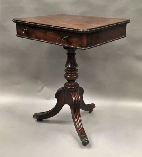 REGENCY GILLOW MAHOGANY WRITING OCCASIONAL TABLE - ADDITIONAL PHOTO 2