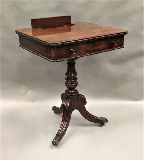 REGENCY GILLOW MAHOGANY WRITING OCCASIONAL TABLE - ADDITIONAL PHOTO 4