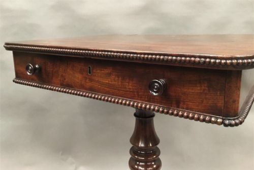 REGENCY GILLOW MAHOGANY WRITING OCCASIONAL TABLE - ADDITIONAL PHOTO 5