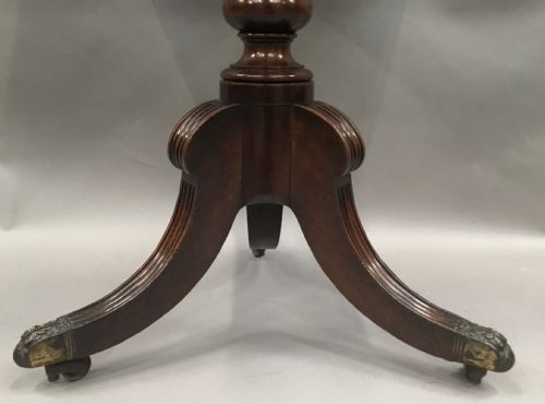 REGENCY GILLOW MAHOGANY WRITING OCCASIONAL TABLE - ADDITIONAL PHOTO 6