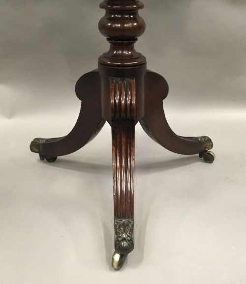 REGENCY GILLOW MAHOGANY WRITING OCCASIONAL TABLE - ADDITIONAL PHOTO 10
