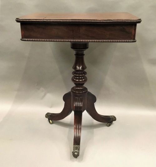 REGENCY GILLOW MAHOGANY WRITING OCCASIONAL TABLE - ADDITIONAL PHOTO 18