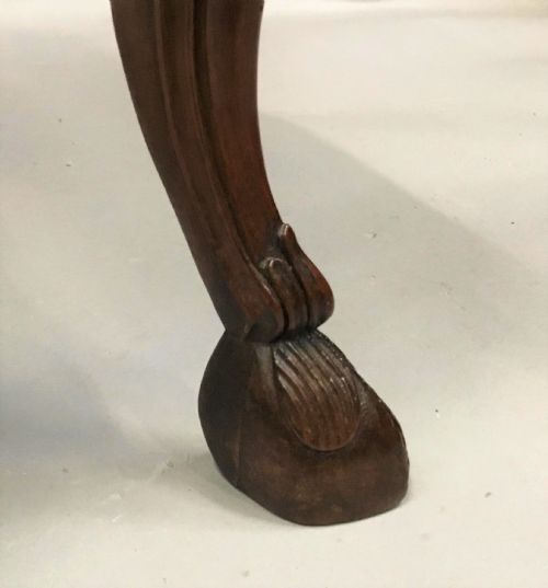 C18TH ITALIAN WALNUT HIGH BACK OPEN ARMCHAIR - ADDITIONAL PHOTO 19