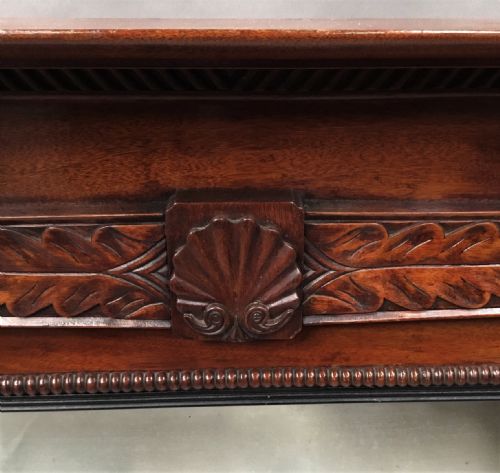 REGENCY ANGLO INDIAN TEAK WALL OVERMANTLE MIRROR - ADDITIONAL PHOTO 7
