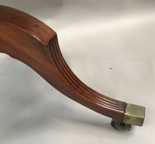 GEORGE III MAHOGANY FOLDING THREE TIER DUMB WAITER - ADDITIONAL PHOTO 5