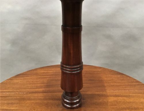 GEORGE III MAHOGANY FOLDING THREE TIER DUMB WAITER - ADDITIONAL PHOTO 15