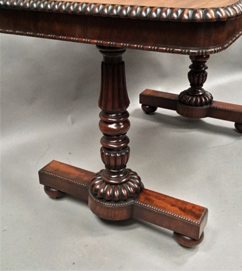 REGENCY GILLOWS MAHOGANY LIBRARY TABLE CENTRE TABLE - ADDITIONAL PHOTO 6
