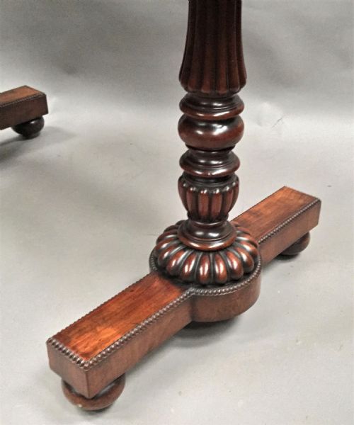 REGENCY GILLOWS MAHOGANY LIBRARY TABLE CENTRE TABLE - ADDITIONAL PHOTO 8