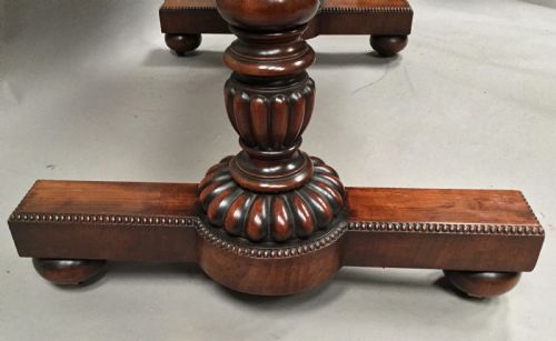 REGENCY GILLOWS MAHOGANY LIBRARY TABLE CENTRE TABLE - ADDITIONAL PHOTO 12