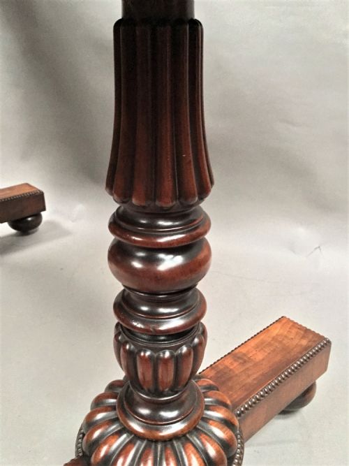 REGENCY GILLOWS MAHOGANY LIBRARY TABLE CENTRE TABLE - ADDITIONAL PHOTO 16