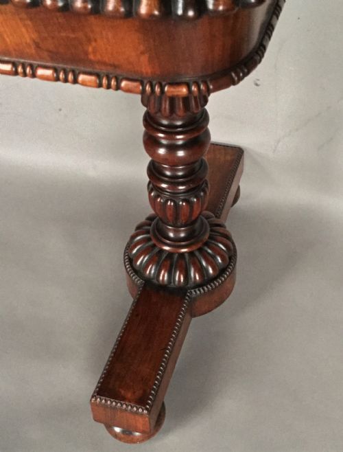 REGENCY GILLOWS MAHOGANY LIBRARY TABLE CENTRE TABLE - ADDITIONAL PHOTO 18