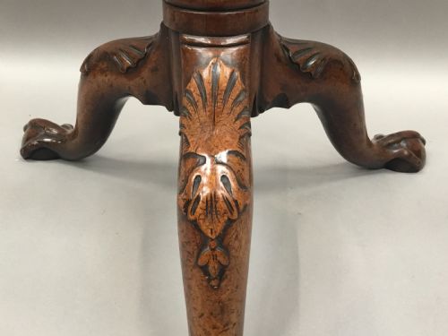 GEORGE III MAHOGANY PIECRUST TRIPOD TABLE IN THE MANNER OF CHIPPENDALE - ADDITIONAL PHOTO 14