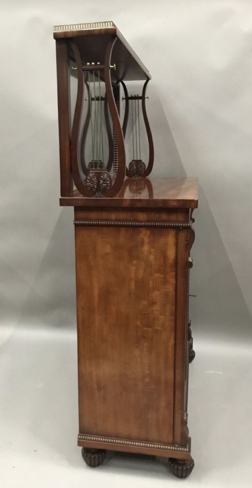 REGENCY GILLOWS MAHOGANY SIDE CABINET CHIFFONIER - ADDITIONAL PHOTO 3