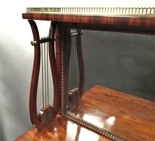 REGENCY GILLOWS MAHOGANY SIDE CABINET CHIFFONIER - ADDITIONAL PHOTO 7