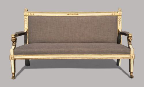 C19TH ITALIAN NEOCLASSICAL SETTEE SOFA - ADDITIONAL PHOTO 1