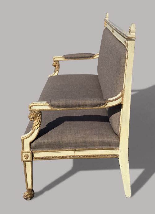 C19TH ITALIAN NEOCLASSICAL SETTEE SOFA - ADDITIONAL PHOTO 10