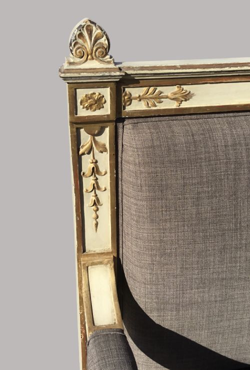 C19TH ITALIAN NEOCLASSICAL SETTEE SOFA - ADDITIONAL PHOTO 13