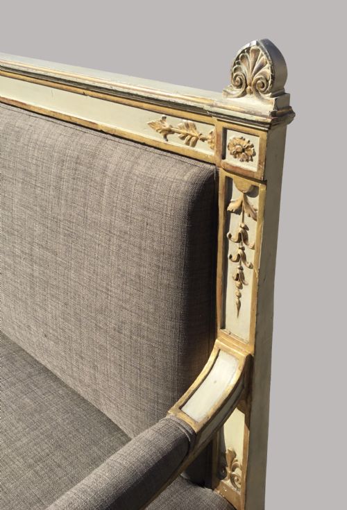 C19TH ITALIAN NEOCLASSICAL SETTEE SOFA - ADDITIONAL PHOTO 14