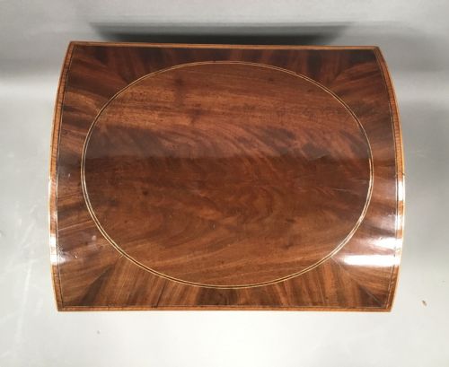 A FINE GEORGE III SHERATON MAHOGANY CELLARETTE - ADDITIONAL PHOTO 9