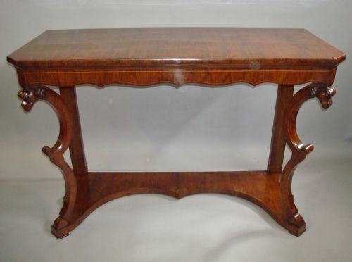 C19TH PAIR OF ITALIAN WALNUT CONSOLE TABLES - ADDITIONAL PHOTO 2