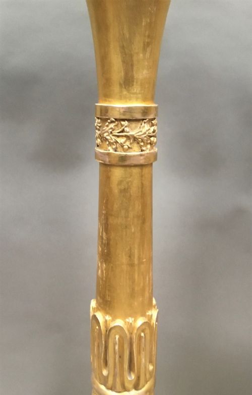 REGENCY PAIR OF GILTWOOD NEOCLASSICAL TORCHERE STANDS - ADDITIONAL PHOTO 15
