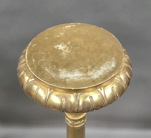 REGENCY PAIR OF GILTWOOD NEOCLASSICAL TORCHERE STANDS - ADDITIONAL PHOTO 17