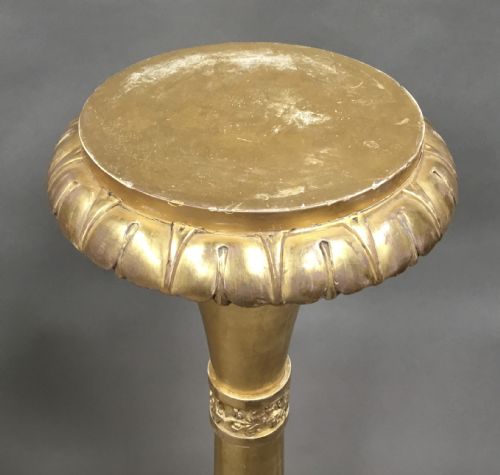 REGENCY PAIR OF GILTWOOD NEOCLASSICAL TORCHERE STANDS - ADDITIONAL PHOTO 18