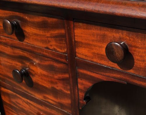EXCEPTIONAL LATE REGENCY GILLOWS MAHOGANY PEDESTAL DESK BY THOMAS MYERS OF GILLOWS - ADDITIONAL PHOTO 17