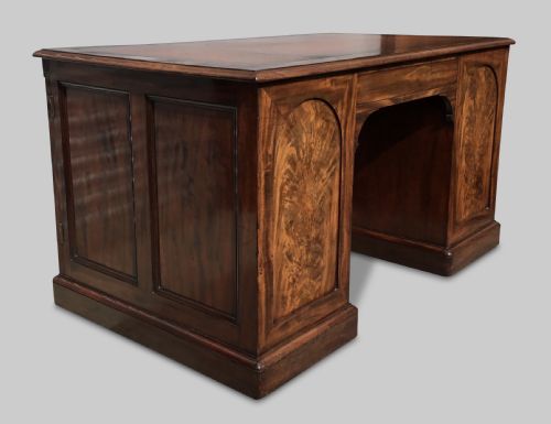 EXCEPTIONAL LATE REGENCY GILLOWS MAHOGANY PEDESTAL DESK BY THOMAS MYERS OF GILLOWS - ADDITIONAL PHOTO 25