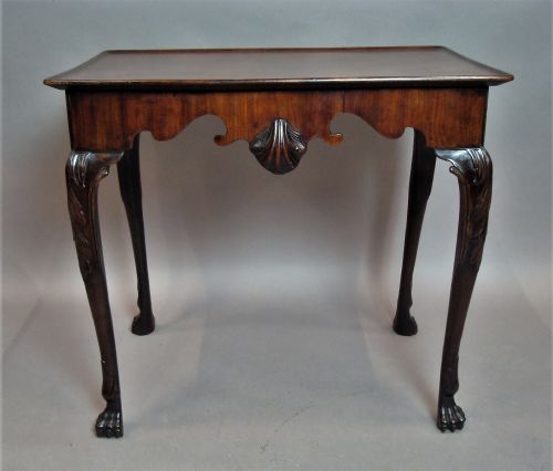 George II Irish Mahogany Silver Table
