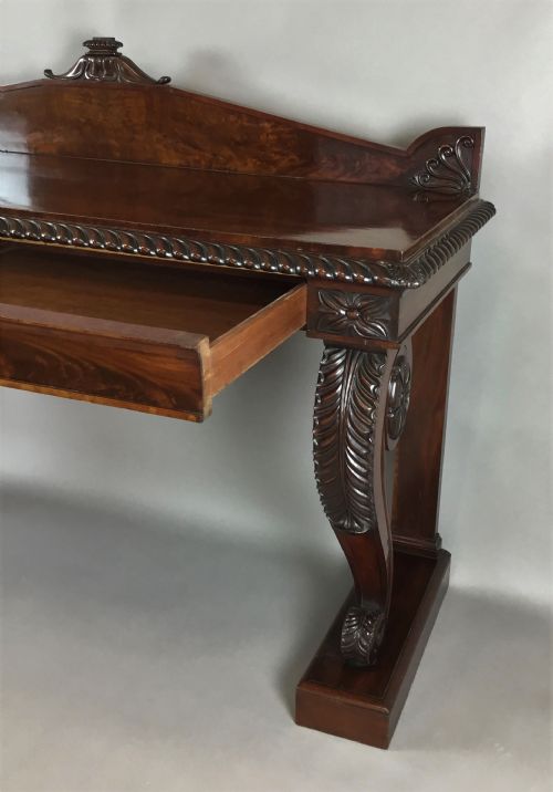 REGENCY MAHOGANY SIDE TABLE SERVING TABLE ATTRIBUTED TO GILLOWS - ADDITIONAL PHOTO 2