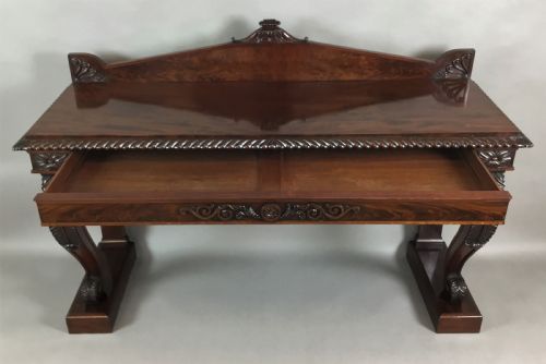 REGENCY MAHOGANY SIDE TABLE SERVING TABLE ATTRIBUTED TO GILLOWS - ADDITIONAL PHOTO 10