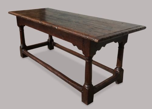 A Good C17th Oak Refectory Table